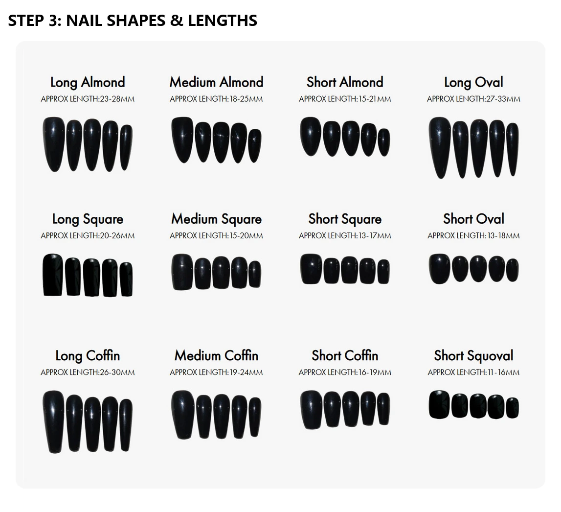 Press-On Nails Sizing Guide Step3
